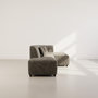 Voir la diapositive 6 : LISA DESIGN Curtis - canapé d'angle droit 4 places sans accoudoir en tissu texturé