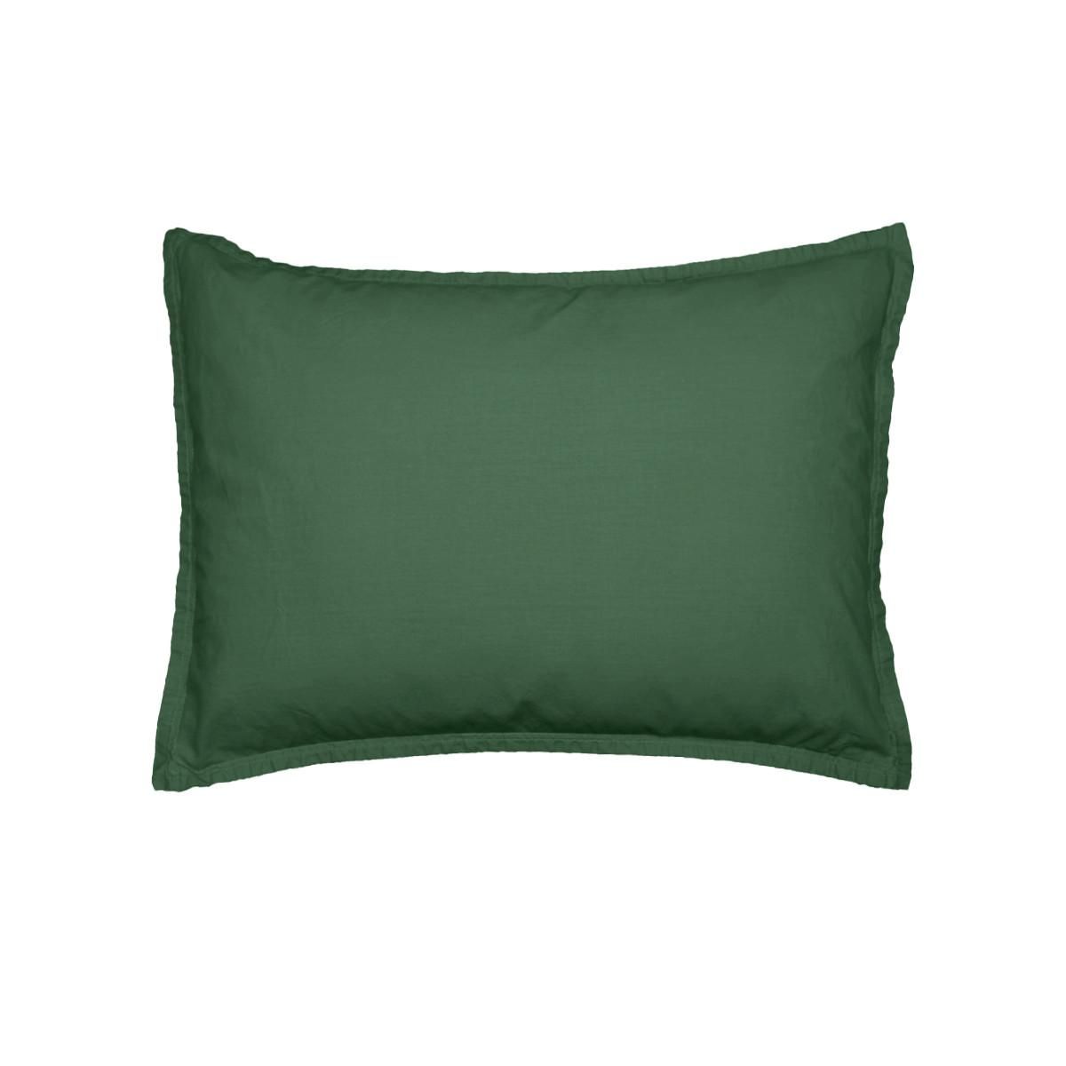 Sensei Maison Lot de 2 taies d'oreiller en flanelle de coton KLAPPEN