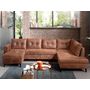 Voir la diapositive 2 : BEST MOBILIER Nordic - canapé panoramique en u - 7 places - convertible - industriel vintage - angle droit