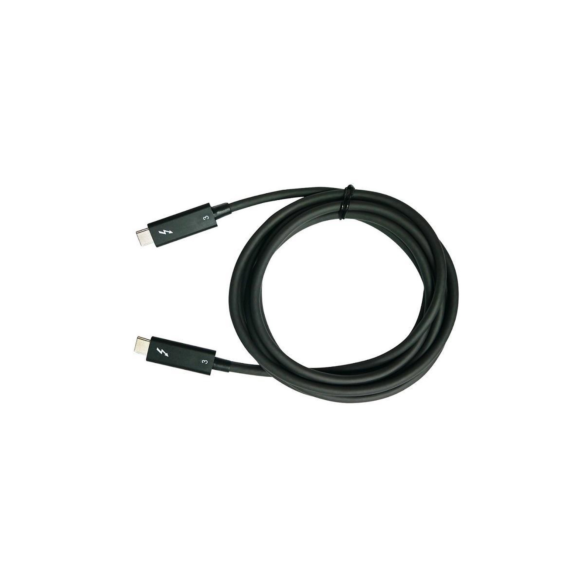Qnap QNAP CAB-TBT315M-40G Câble Thunderbolt 1,5 m 40 Gbit/s Noir