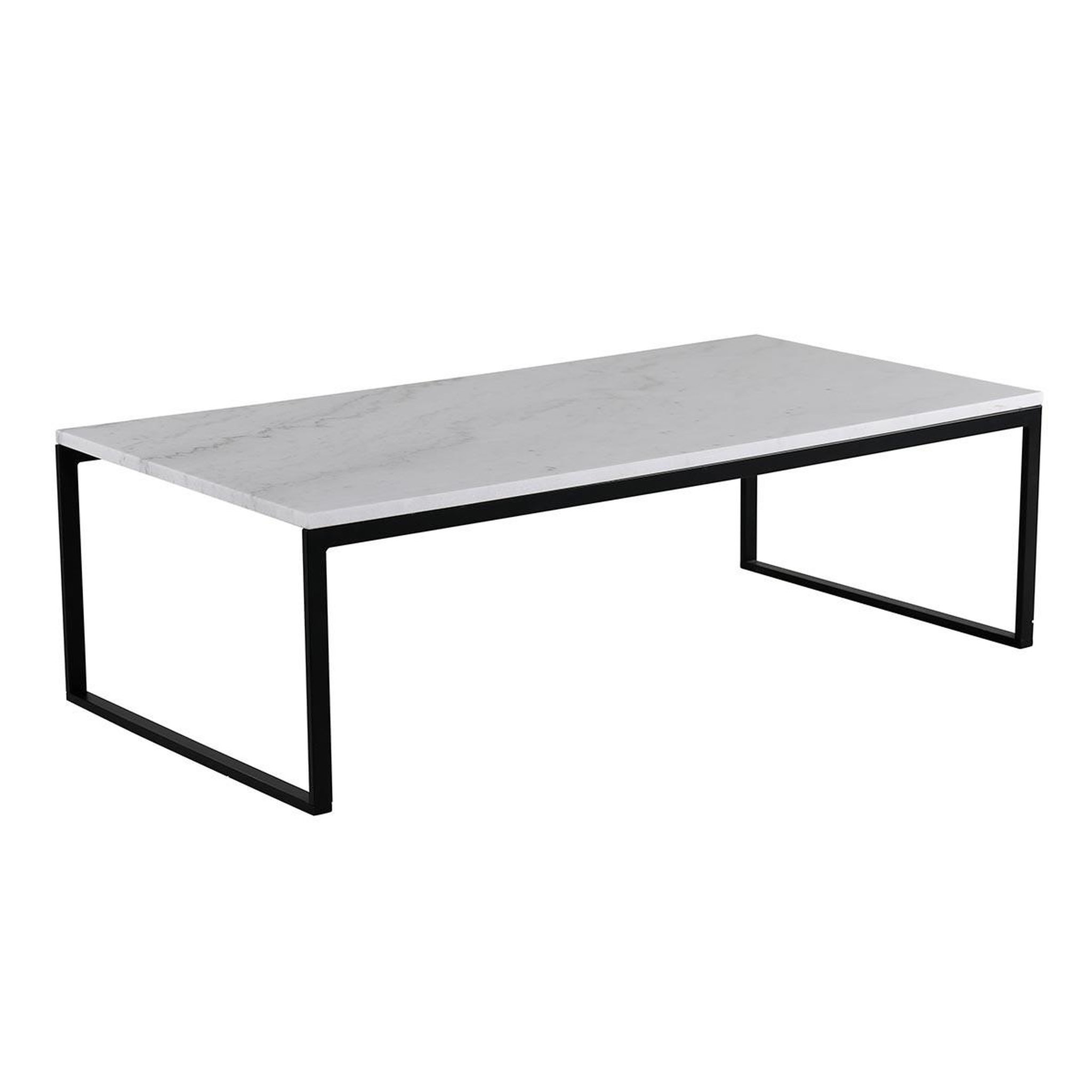Paris Prix Table basse en marbre  estelle  120cm blanc