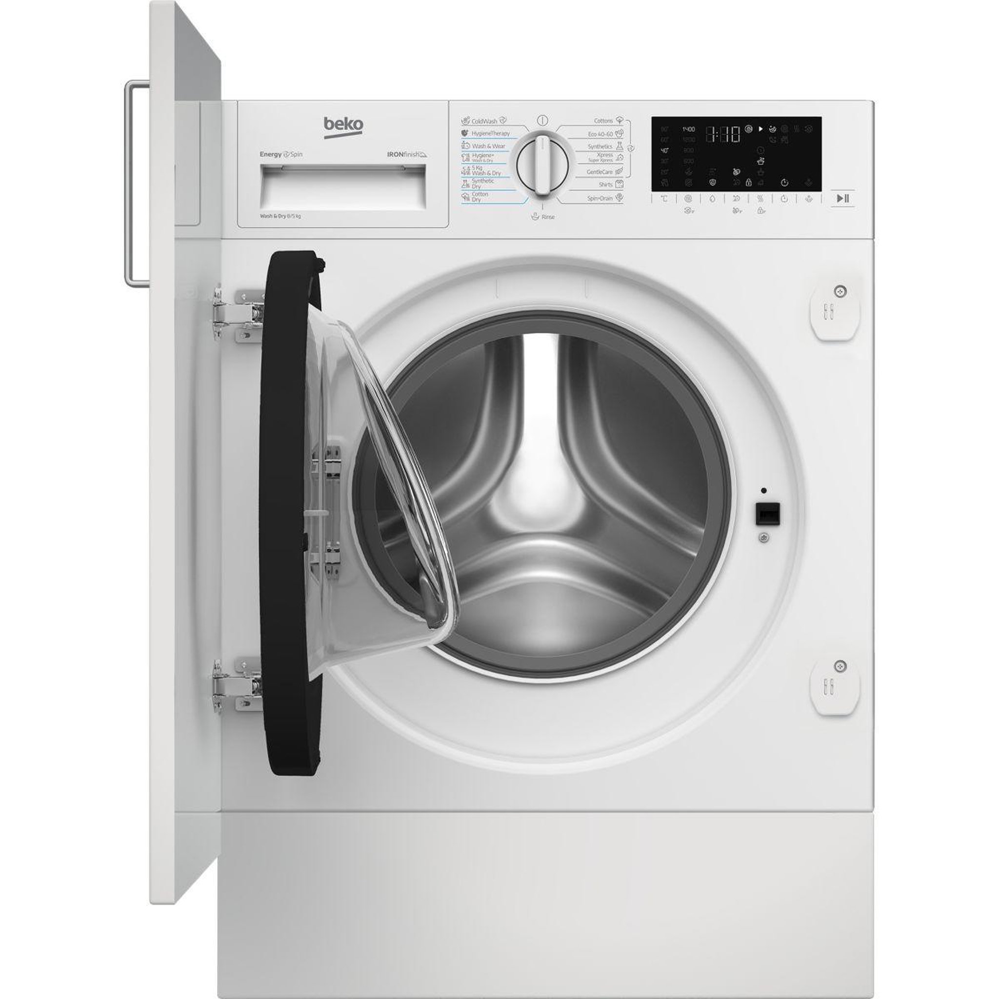 Voir la diapositive 4 : Beko Lave linge séchant hublot encastrable b5dbt68547w