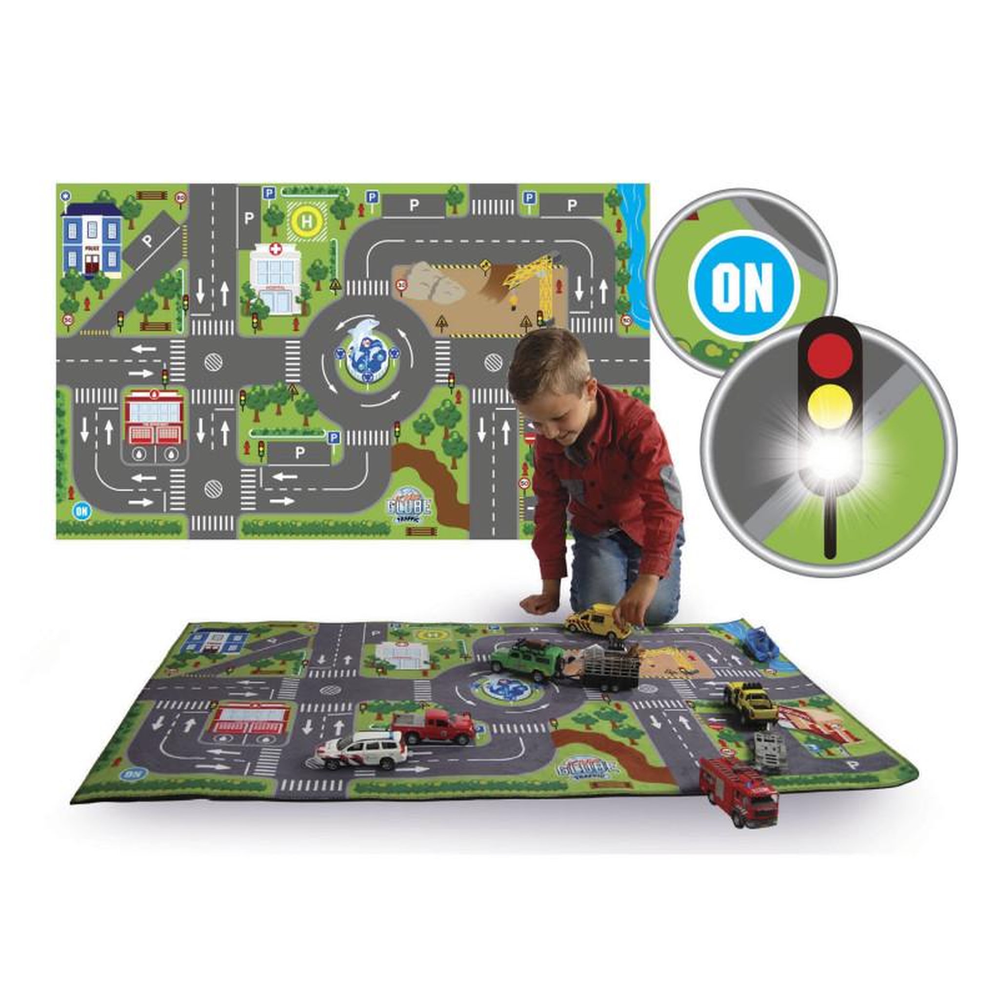 GLOB KIDS Kids Globe Play Dress Traffic with LED traffic lights