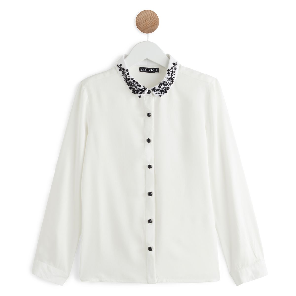 IN EXTENSO Chemisier broderie avec perles fille