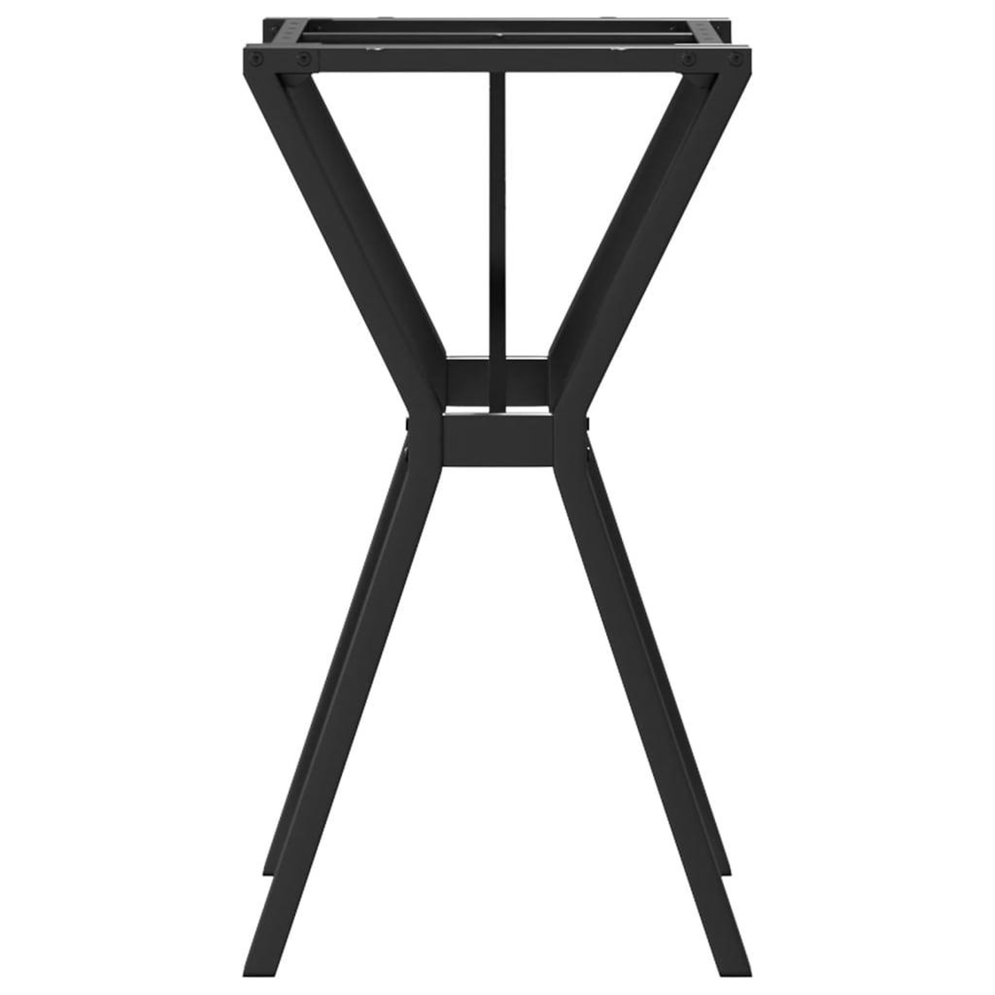 Voir la diapositive 5 : VIDAXL Pieds de table a manger cadre en Y 50x40x73 cm acier