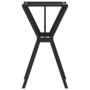 Voir la diapositive 5 : VIDAXL Pieds de table a manger cadre en Y 50x40x73 cm acier