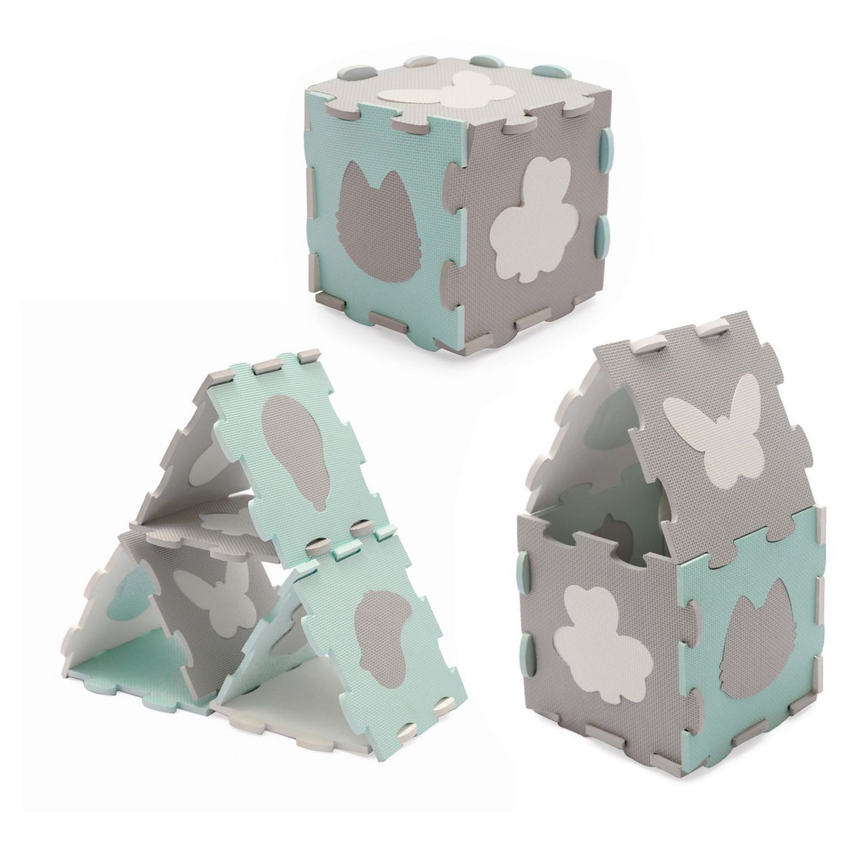 KINDERKRAFT Tapis d'éveil Luno Shapes bébé 