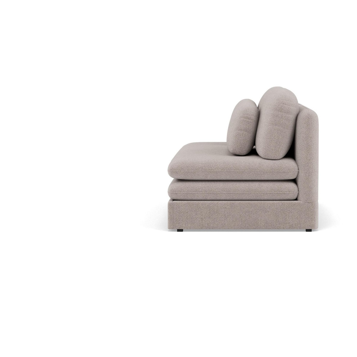 LISA DESIGN Ysal - canapé 3 places convertible déplimousse en velours texturé