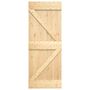 Voir la diapositive 5 : VIDAXL Porte NARVIK 85x210 cm bois massif de pin