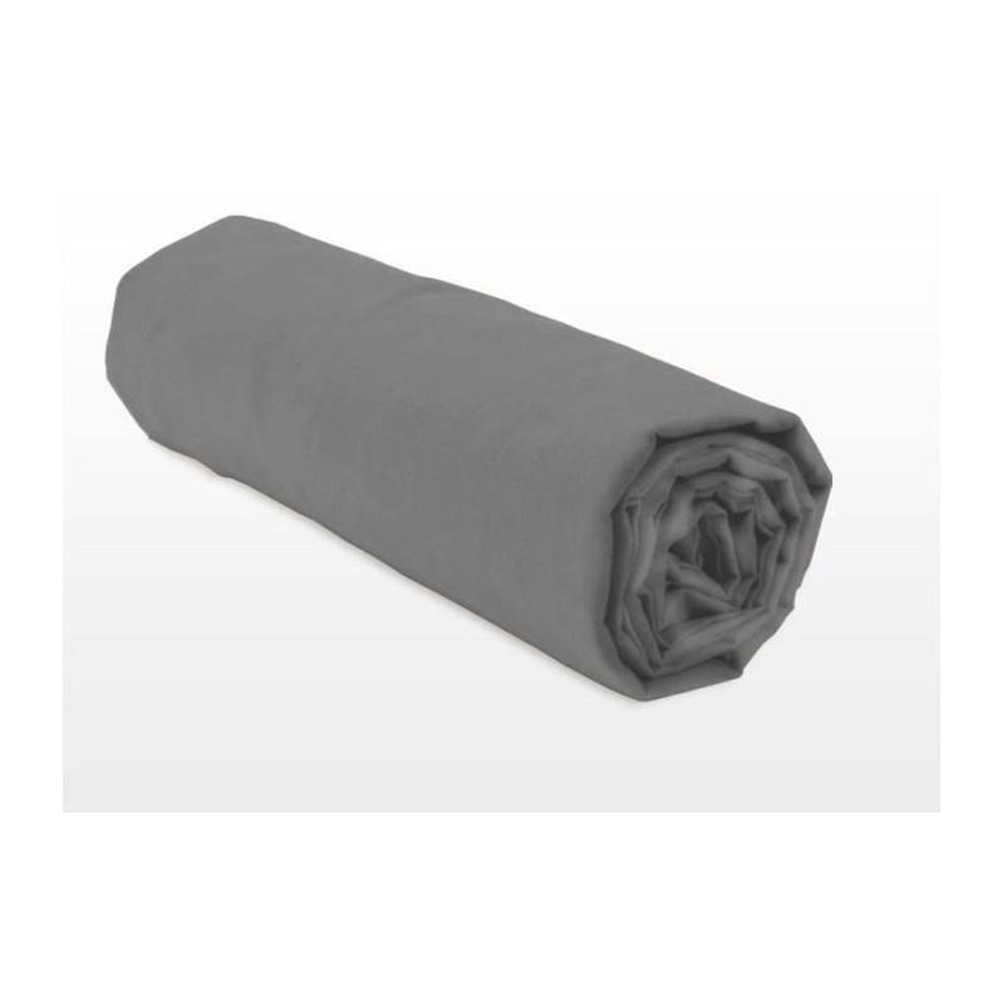 Voir la diapositive 4 : HOME LINGE PASSION Drap housse - HOME LINGE PASSION - HP71766 - 140 x 190 cm + 30 cm bonnet - Microfibre - 82 g - Gris anthracite