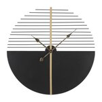 Paris Prix Horloge Murale en Métal  Glam Stick  60cm Noir & Or