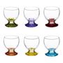 Voir la diapositive 1 : SECRET DE GOURMET Lot de 6 Verres à Vin  Tino  28cl Multicolore