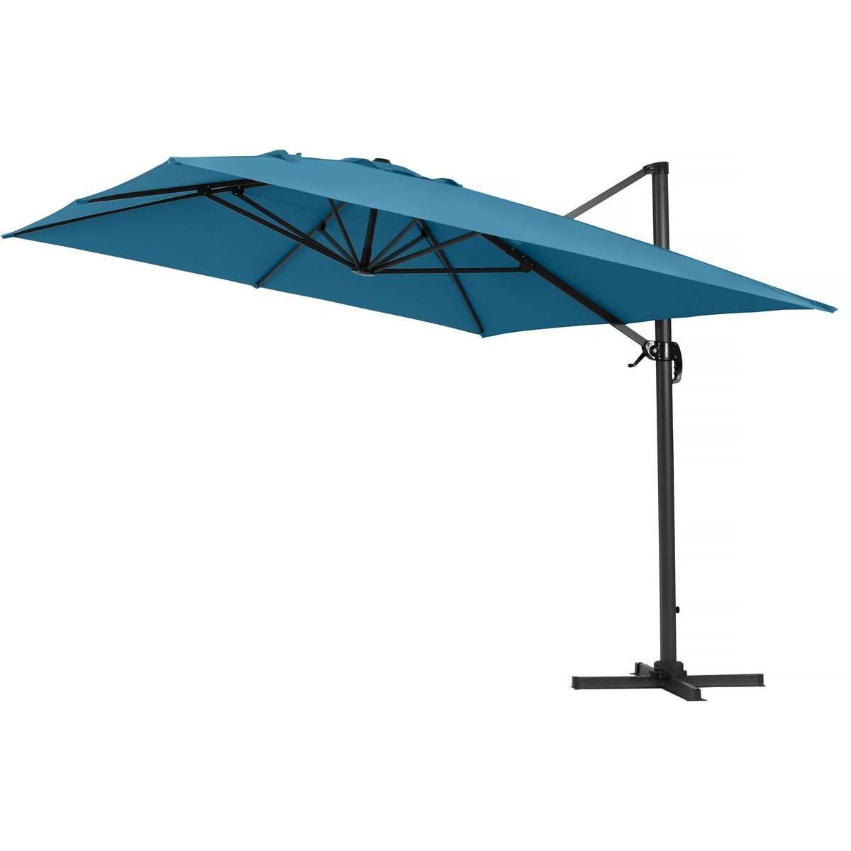 Habitat et Jardin Parasol déporté  Sun 4  - 3 x 4 m - Bleu