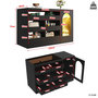 Voir la diapositive 3 : MERAX Buffet 1 porte(s) 6 tiroir(s) - 120 cm noir led mdf