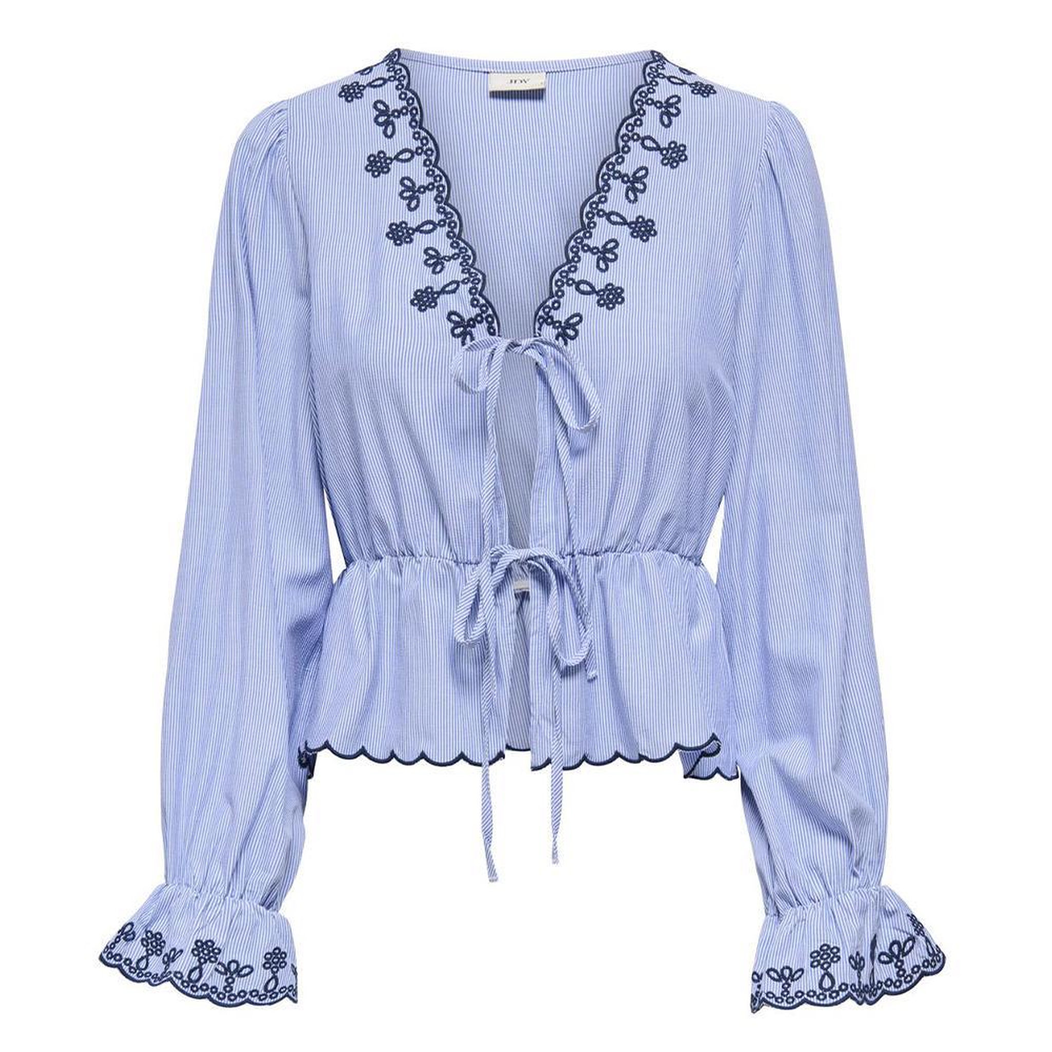 Voir la diapositive 5 : JACQUELINE DE YONG Blouse Blanche/Blanc JDY Savannah