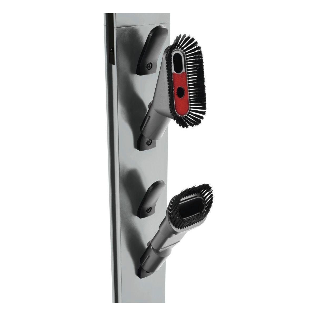 XAVAX Support de rangement pour aspirateur sans fil - argent