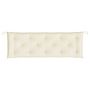 Voir la diapositive 4 : VIDAXL Coussin de banc de jardin blanc creme 150x50x7 cm tissu oxford