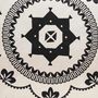 Voir la diapositive 4 : Paris Prix Tapis Rond Déco  Agadir  120cm Noir & Blanc