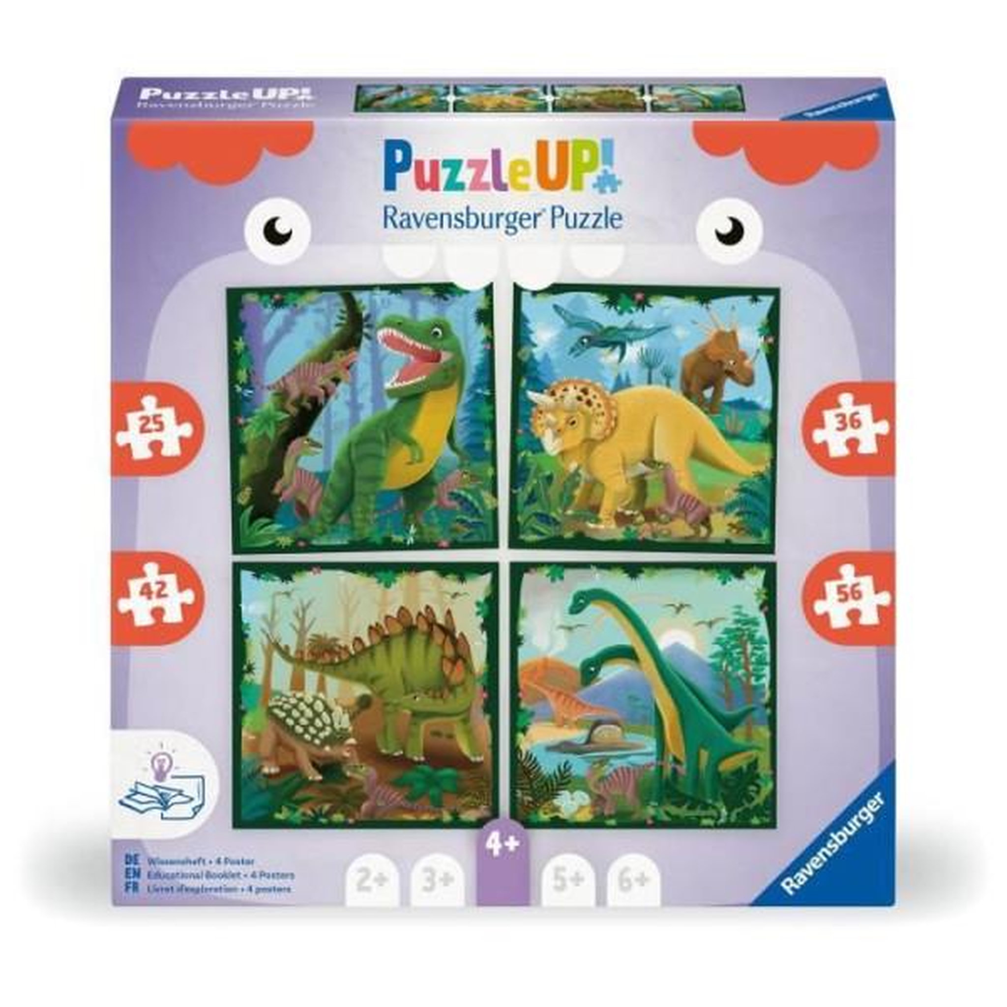 Voir la diapositive 3 : RAVENSBURGER Puzzle enfant, puzzle up!, les dinosaures, des 4 ans, 12004003, ravensburger