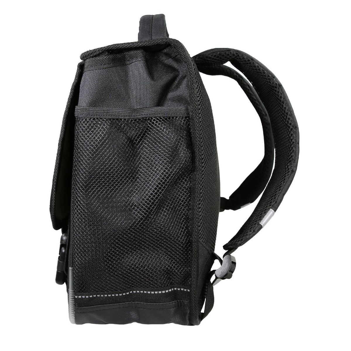 Bagtrotter Bagtrotter - Jurassic World - Cartable 38cm  -  Noir et Vert Kaki  - 2 Compartiments  - 1 Poche Sous Rabat - 1 Poche Bouteille - Bretelles Matelassés - Fond Renforcé - Dos Matelassé -  Rabat Réversible - 38x13x34cm - Matière Polyester - Cartable Scol