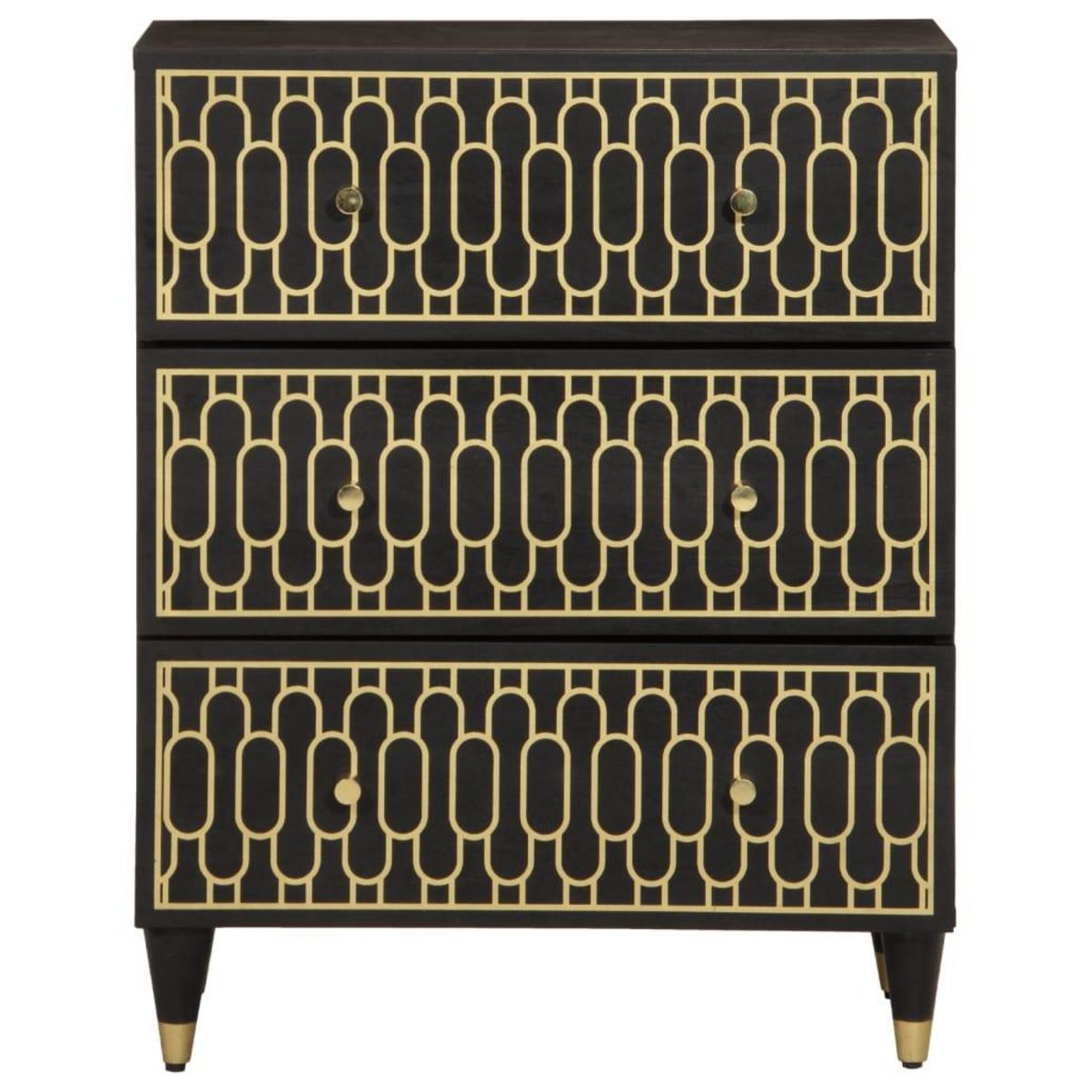 VIDAXL Armoire laterale 60x33x75 cm bois massif de manguier