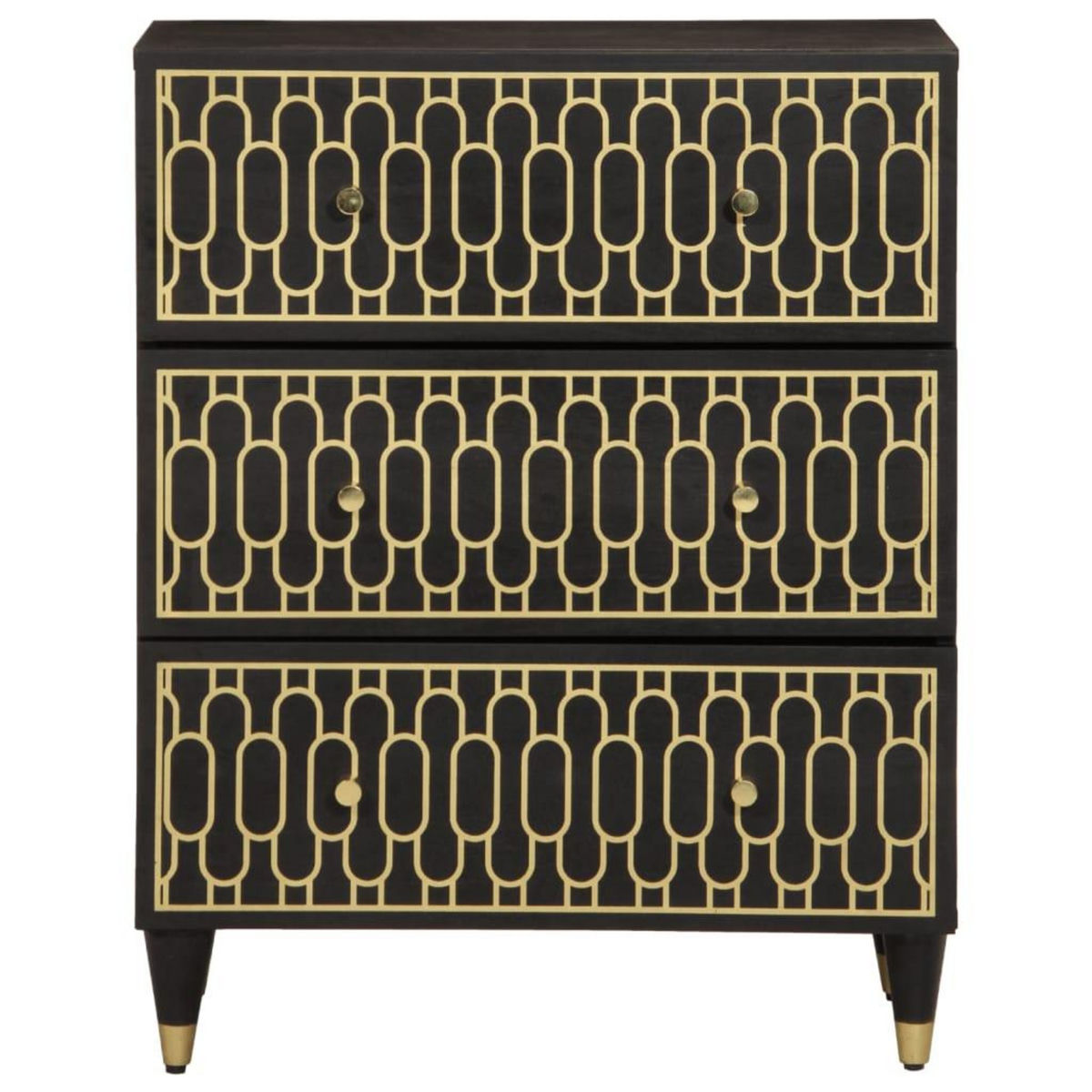 VIDAXL Armoire laterale 60x33x75 cm bois massif de manguier