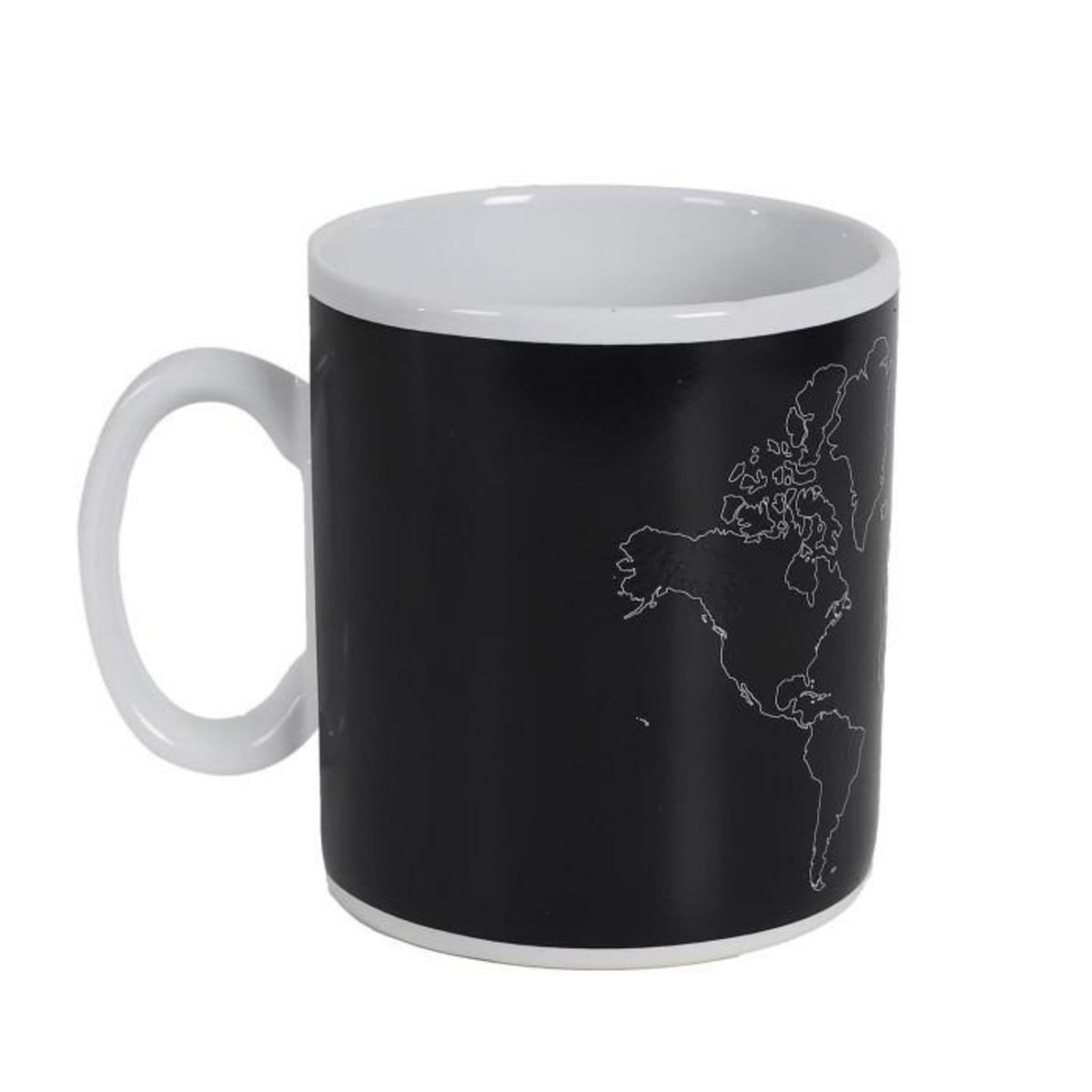 Paris Prix Mug Thermoréactif XXL  Carte  70cl Noir