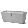 Voir la diapositive 2 : CAPI Capi Jardiniere rectangulaire Arc Granite 90x35x40 cm Ivoire