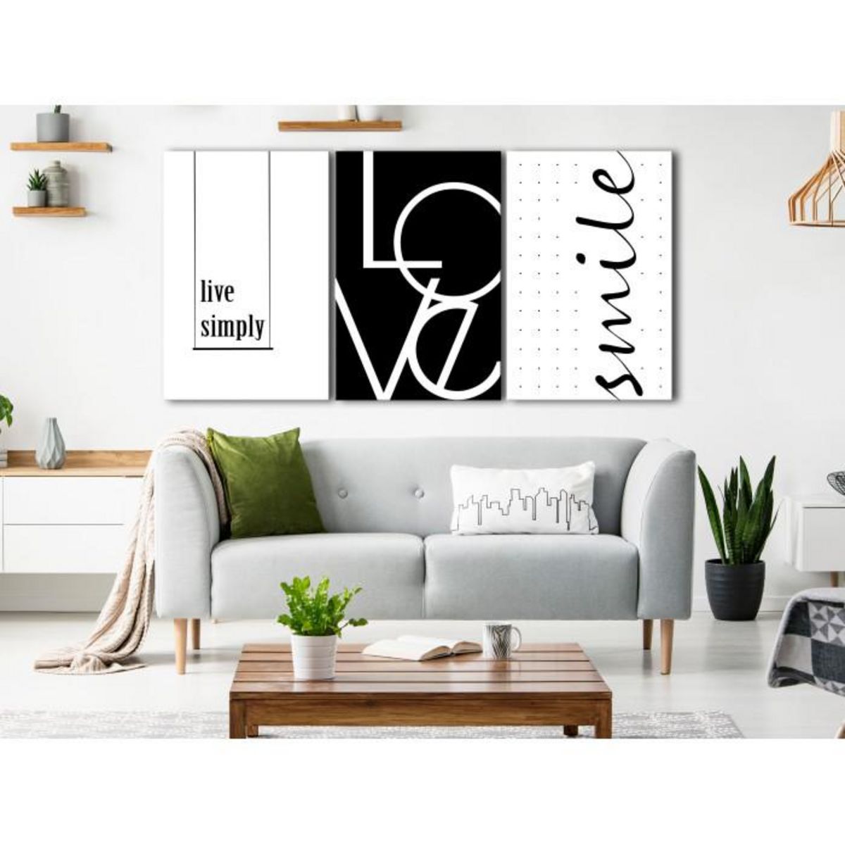 Paris Prix Tableau Imprimé  A Bit of Motivation 3 Panneaux  60x120cm