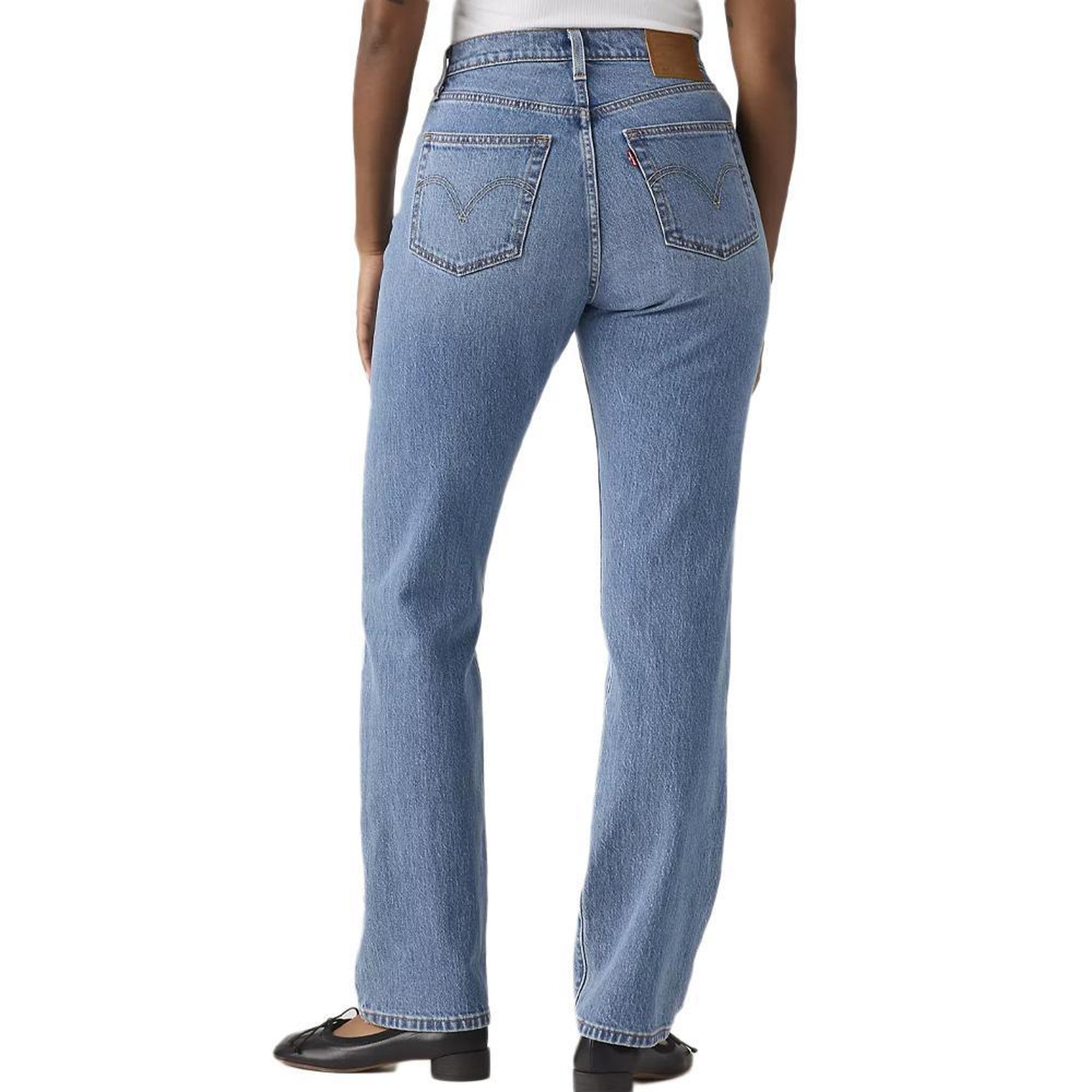 Voir la diapositive 2 : Levi's 501 Jean Bleu Clair Femme Levi's Indigo Curve