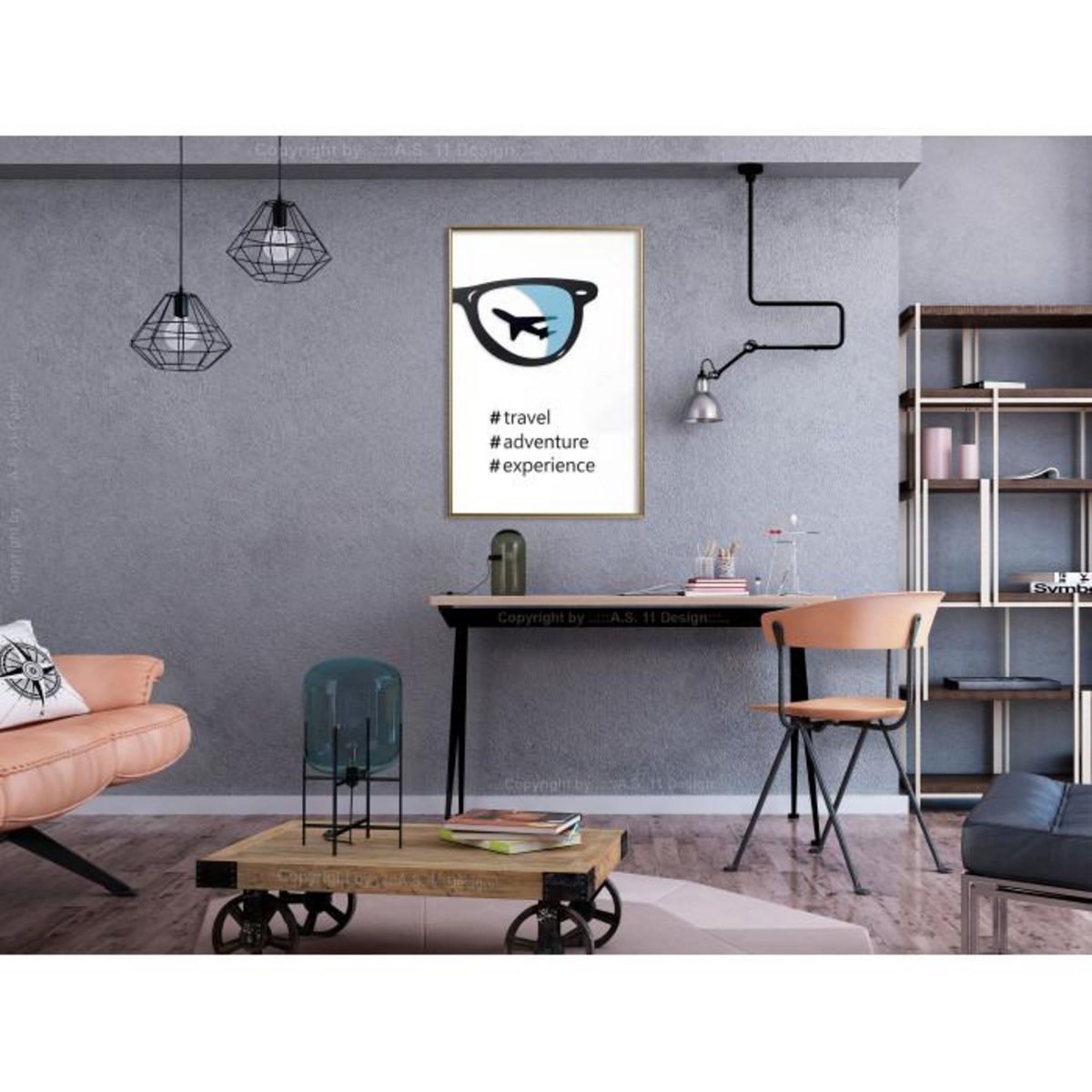 Paris Prix Affiche Murale Encadrée  Life Goals