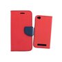 amahousse Housse Xiaomi Redmi 4A folio rouge texturé fermeture par languette aimantée