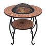 Voir la diapositive 3 : VIDAXL Table de foyer mosaïque Terre cuite 68 cm Ceramique