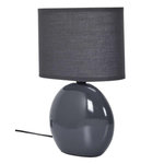 Paris Prix Lampe à Poser en Porcelaine  Janna  30cm Anthracite