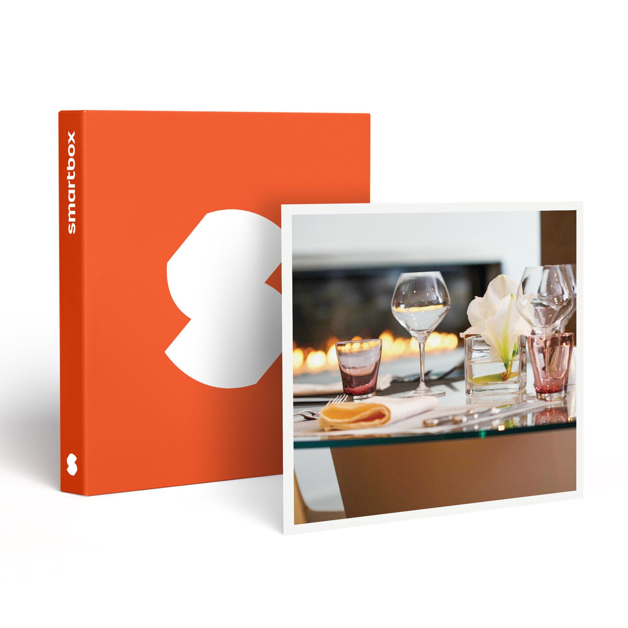 Voir la diapositive 1 : Smartbox Repas gastronomique pour 2 près de Metz : menu 3 plats avec coupe de crémant - Coffret Cadeau Gastronomie