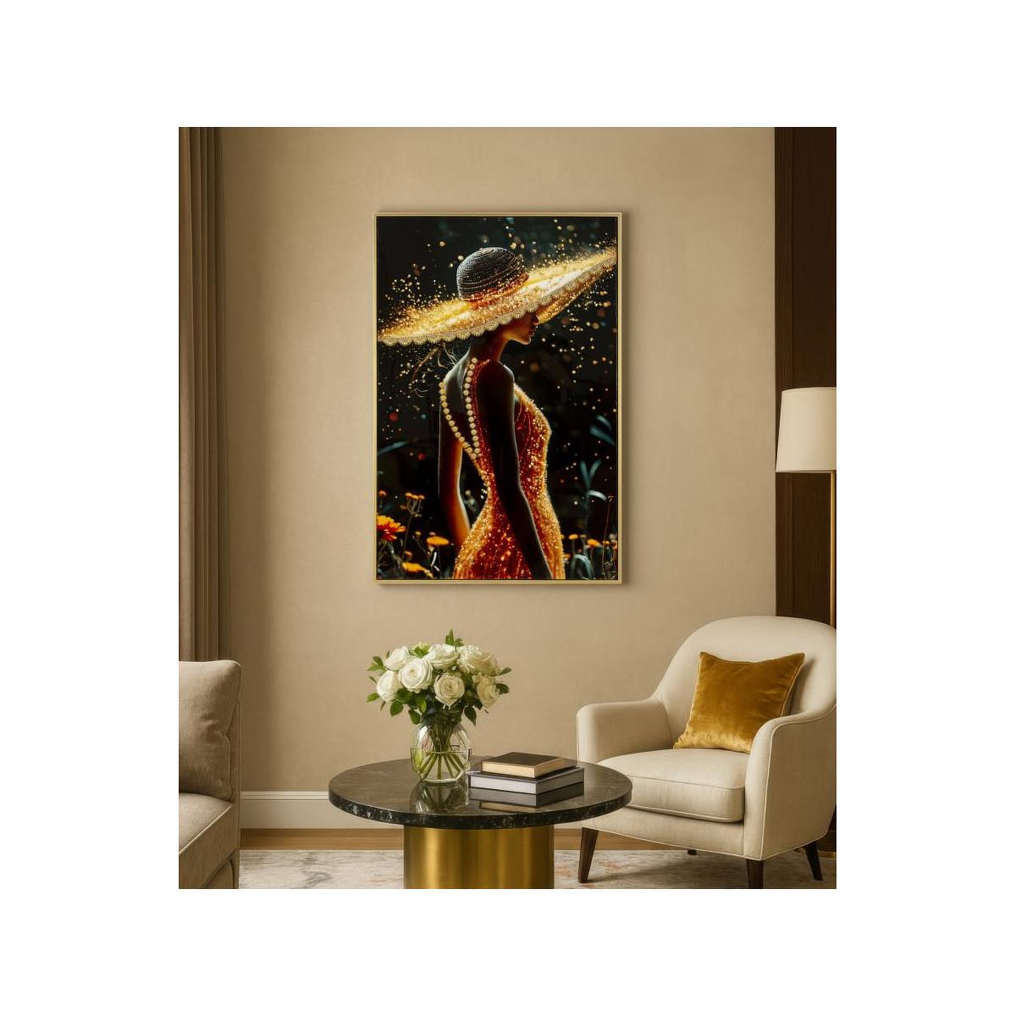 Voir la diapositive 6 : Paris Prix Tableau imprimé  illuminy i  62x92cm multicolore
