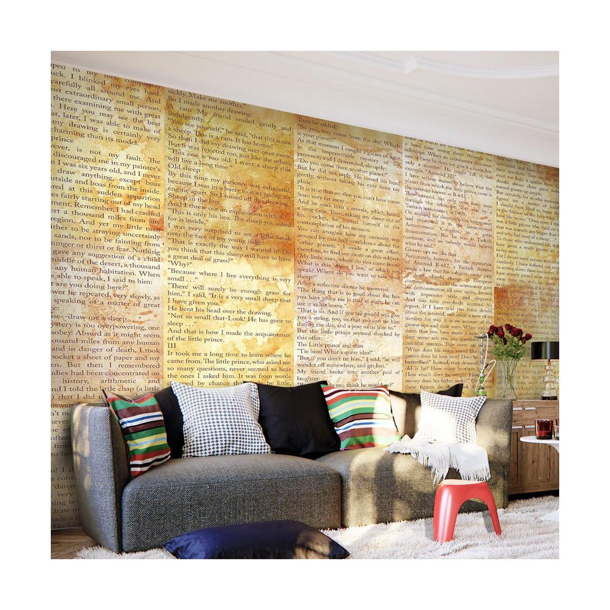 Paris Prix Papier peint  the little prince message of love  50x1000cm