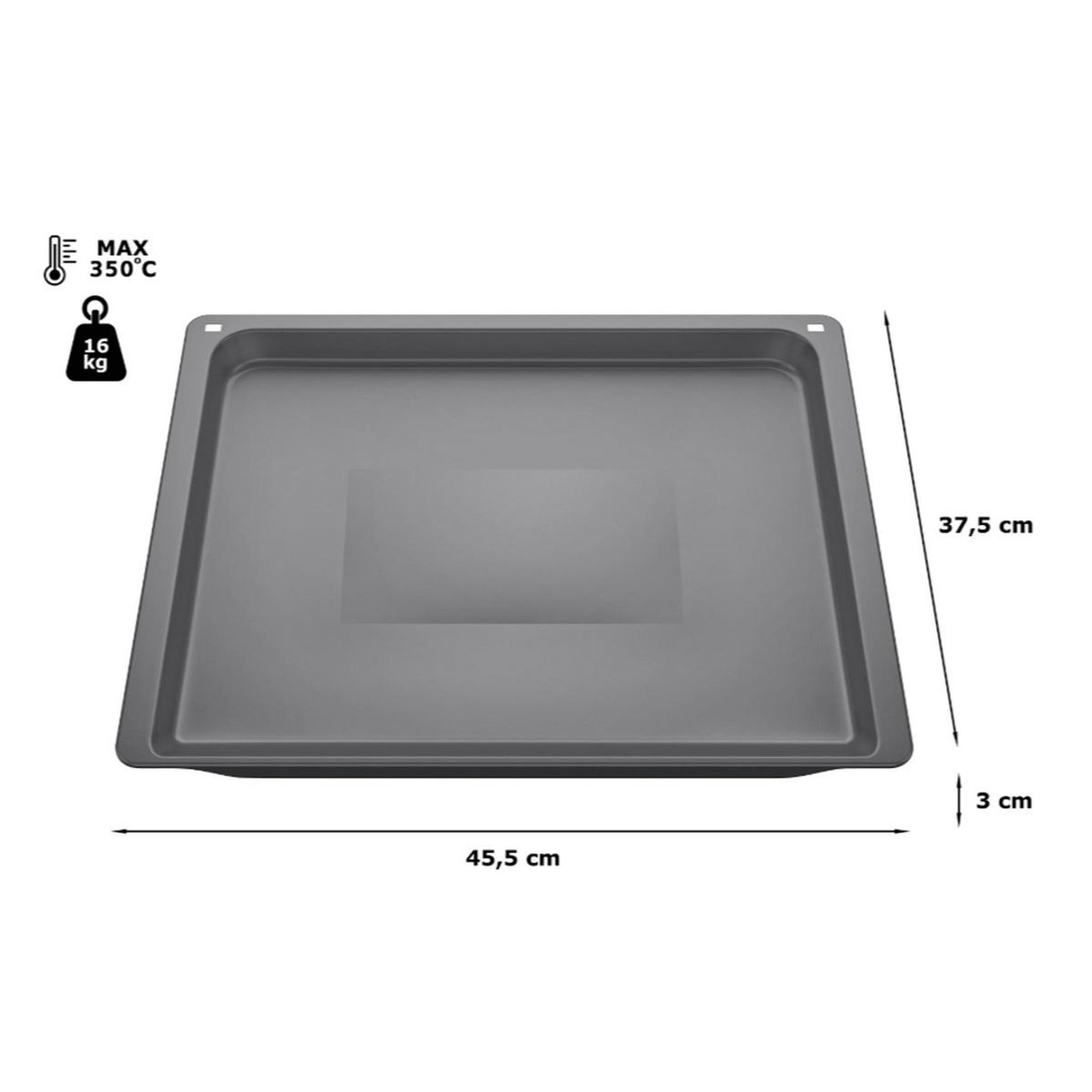 Voir la diapositive 2 : BOSCH Tôle à patisserie en émail - hez631070