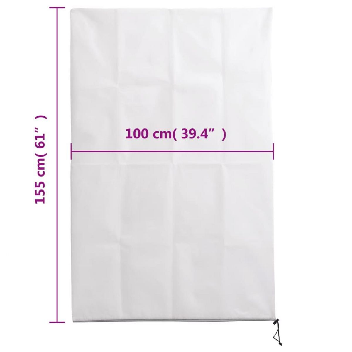 VIDAXL Housses de protection pour plantes avec fermeture eclair 2 pcs