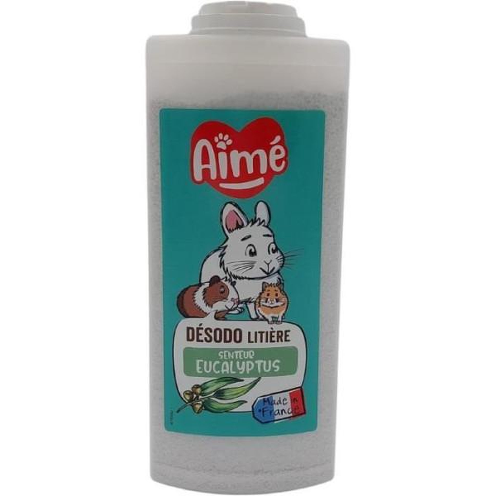 MARKET24 Hygiene rongeur - aime - désodorisant litiere - eucalyptus - 700 ml - 100% naturel