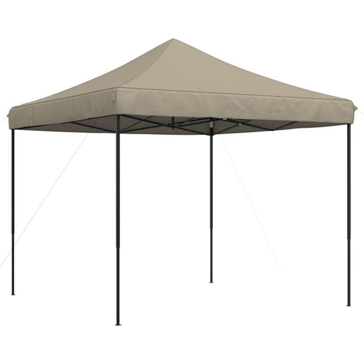 VIDAXL Tente de reception pliable escamotable taupe 292x292x315 cm