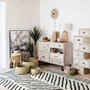Voir la diapositive 5 : ATMOSPHERA Buffet 3 portes et 4 tiroirs Koval - Beige