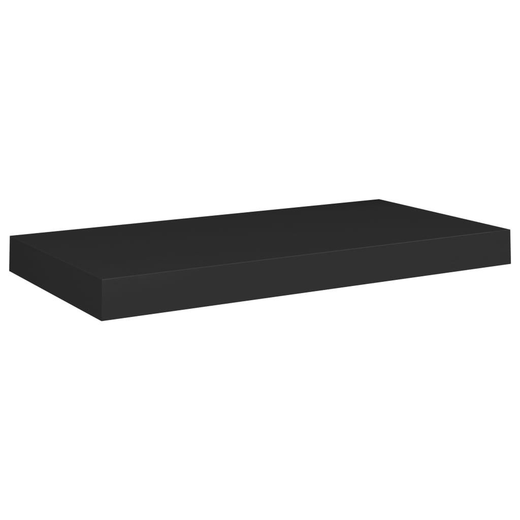 Voir la diapositive 3 : VIDAXL Etageres murales flottantes 4 pcs noir 50x23x3,8 cm MDF