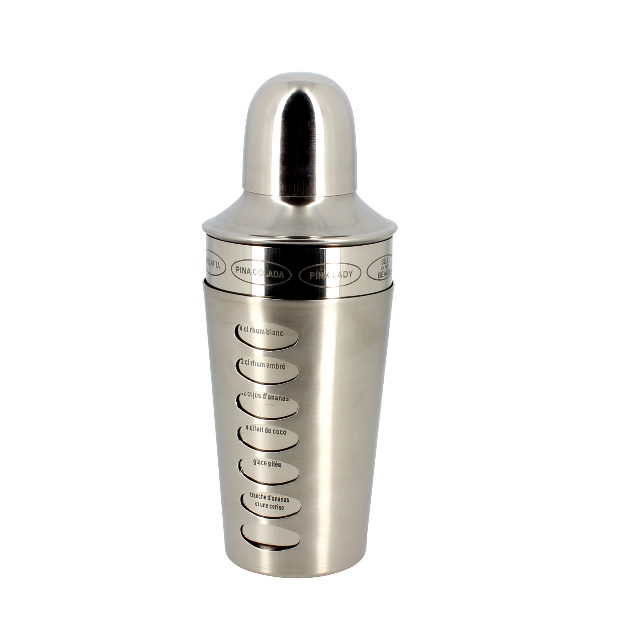 Voir la diapositive 1 : OGO LIVING Shaker cocktail inox 60 cl
