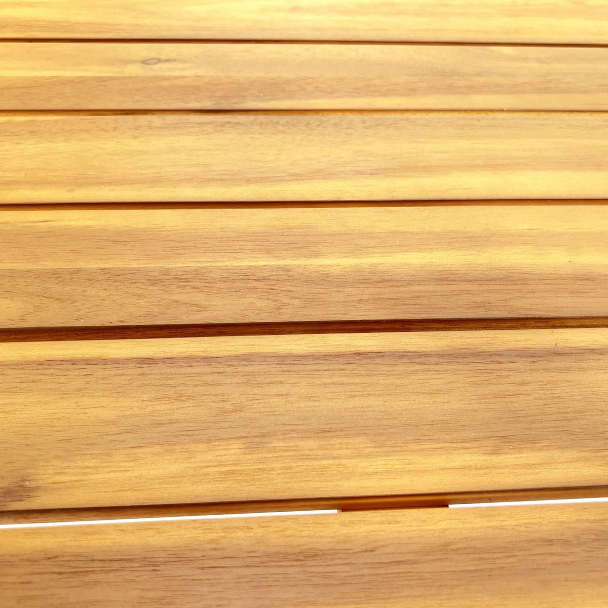 SWEEEK Banc 2 - 3 places en acacia du Vietnam. bois clair. intérieur / extérieur. 140cm