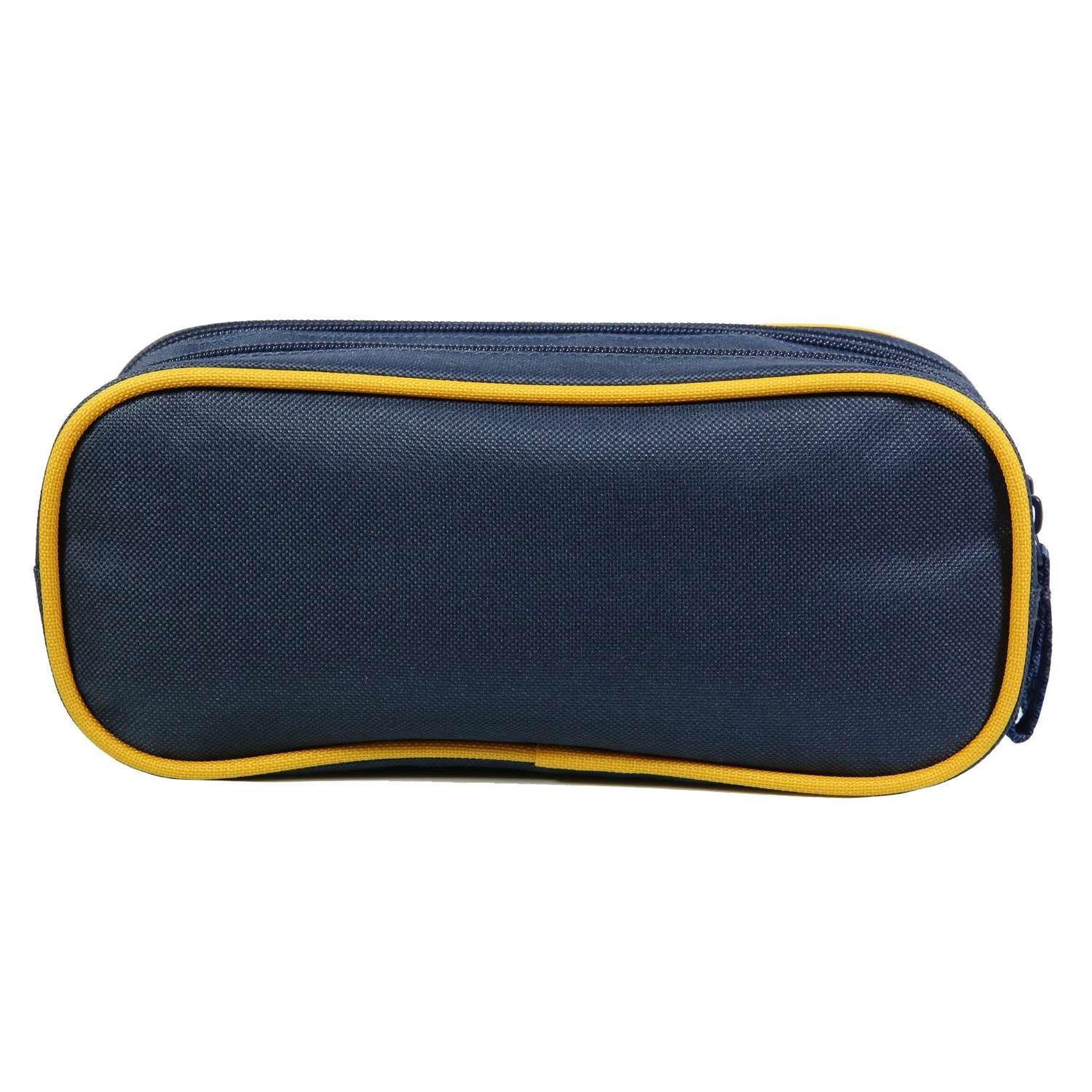 Voir la diapositive 4 : Bagtrotter BAGTROTTER Trousse scolaire 2 compartiments Phileas Bleue Dinosaure