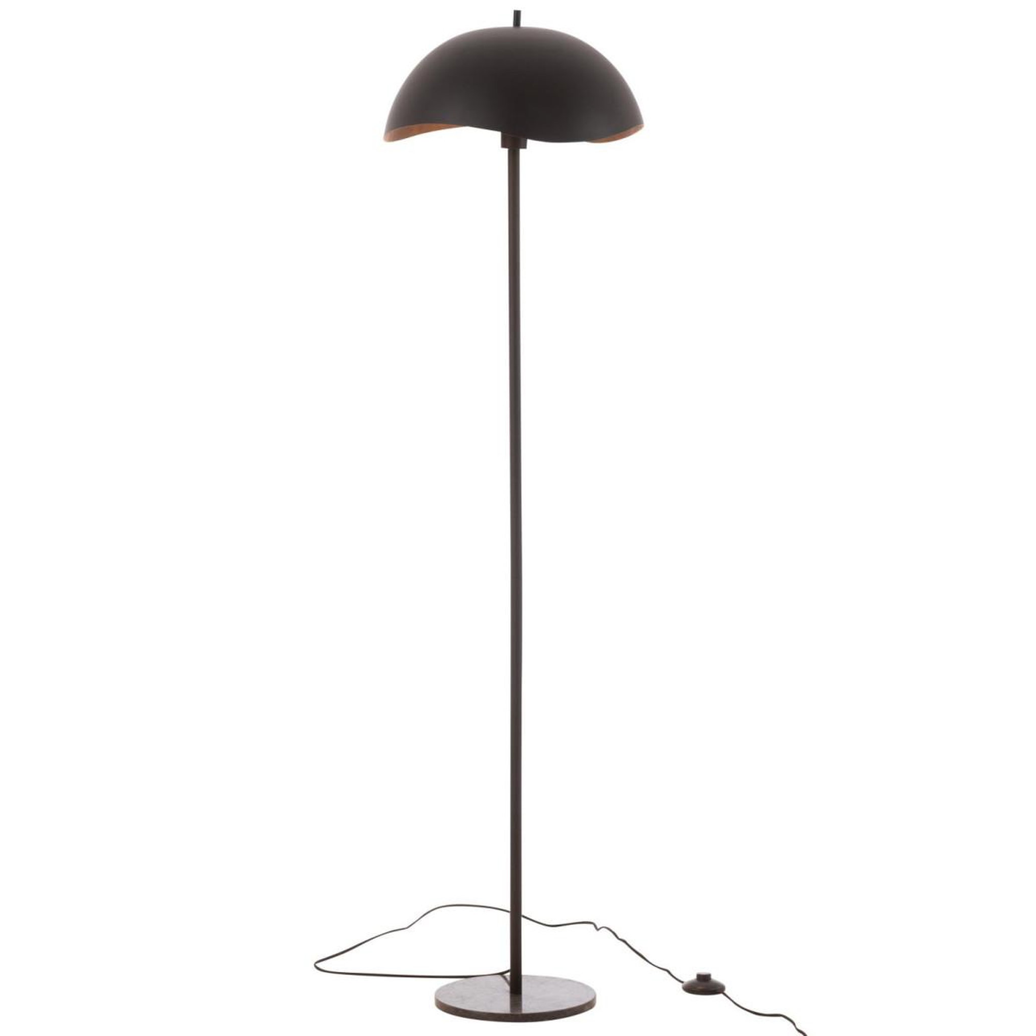 Voir la diapositive 3 : J-LINE Lampadaire en métal  elias  150cm noir