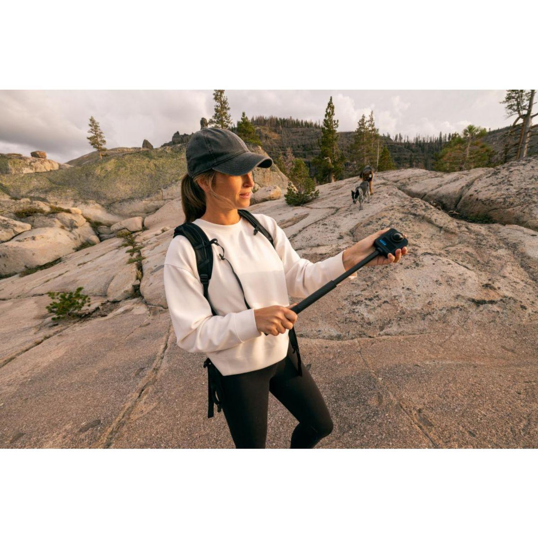 Voir la diapositive 5 : GOPRO Perche 1m carbon fiber extension pole