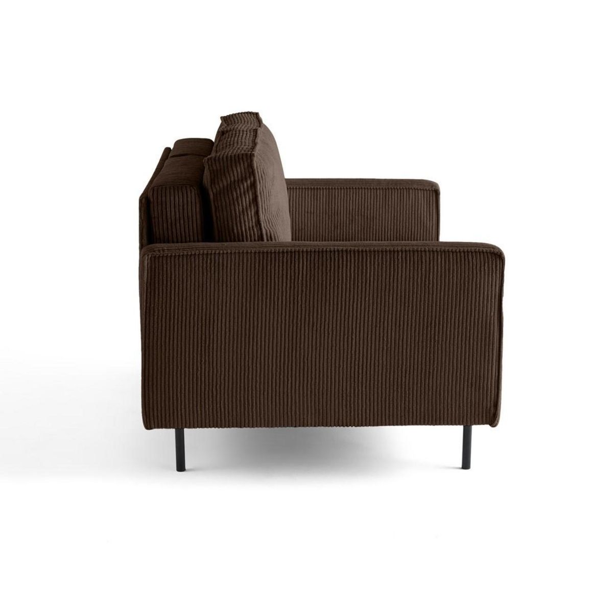 LISA DESIGN Charlie - canapé droit 2 places - en velours côtelé