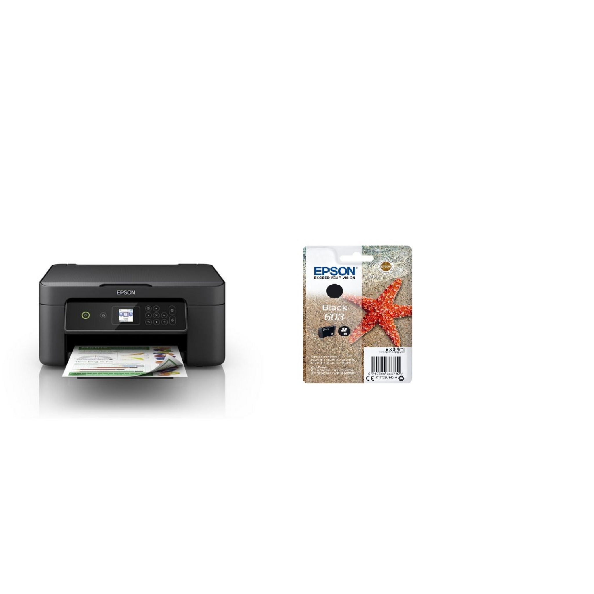 Pack Imprimante EPSON - XP-3155 + EPSON Cartouche d'encre Black 603 pas ...